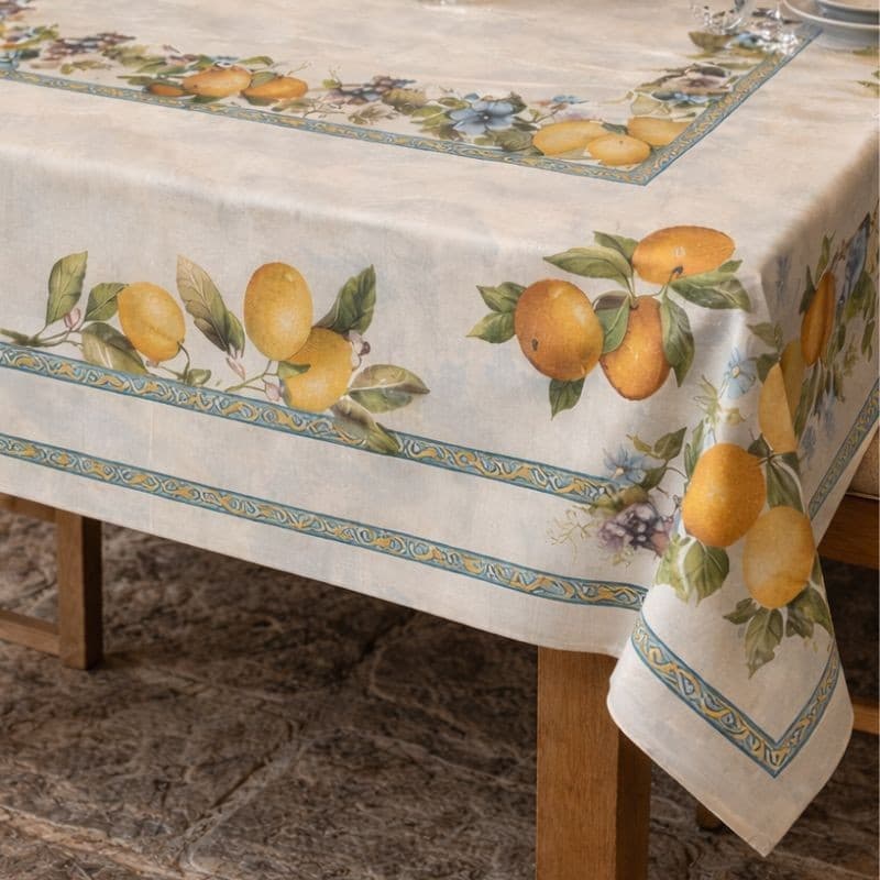 Tovaglia da tavola fantasia agrumi Ribera Botticelli Home - 2