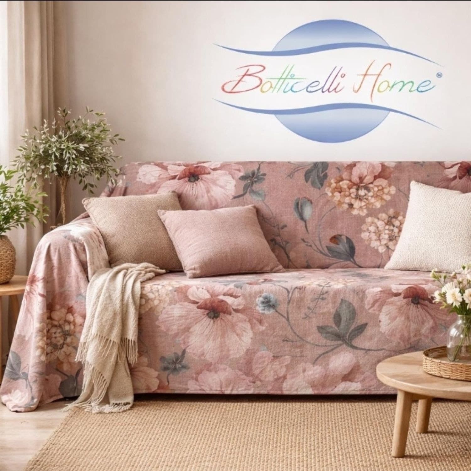 Granfoulard copridivano Gerbera Botticelli Home - 3