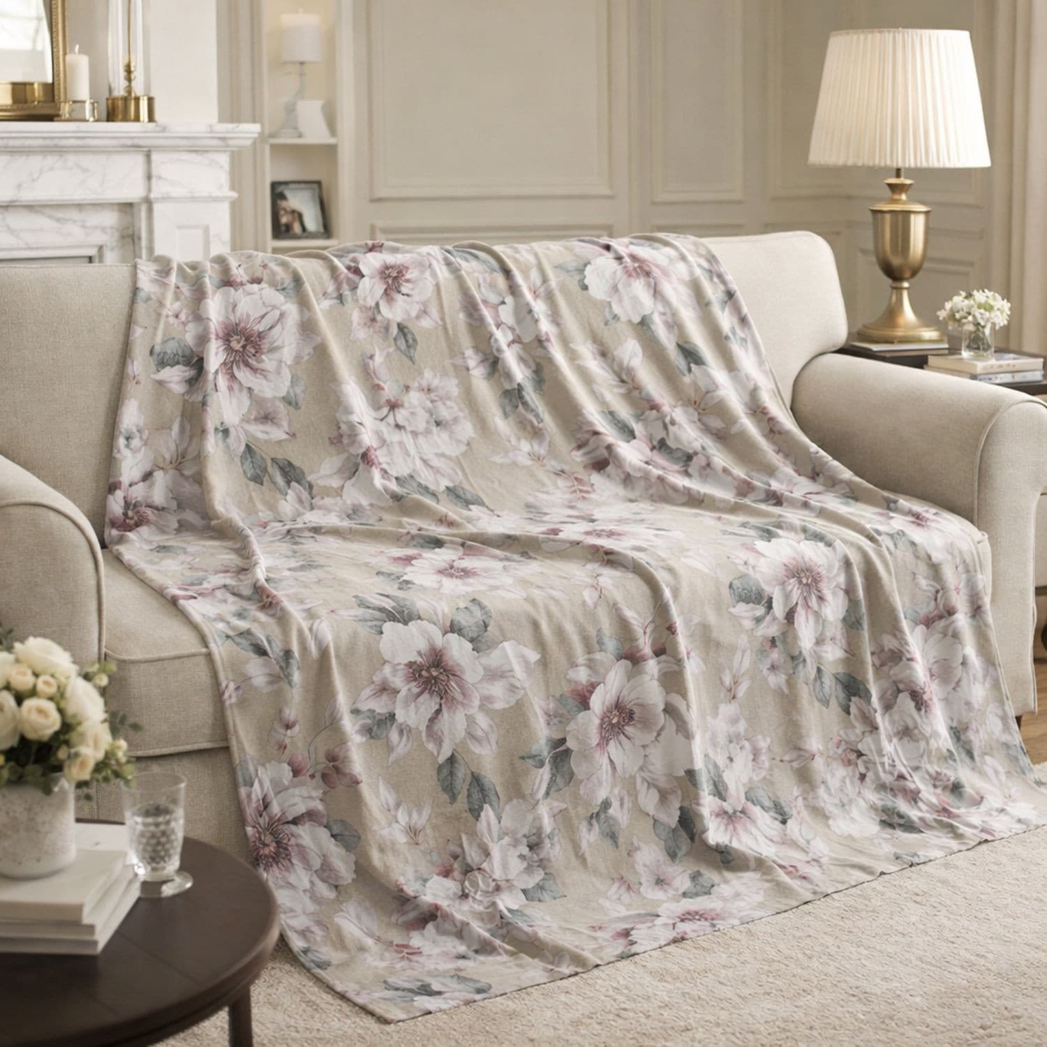 Granfoulard copridivano Lipari Fiori Botticelli Home - 4
