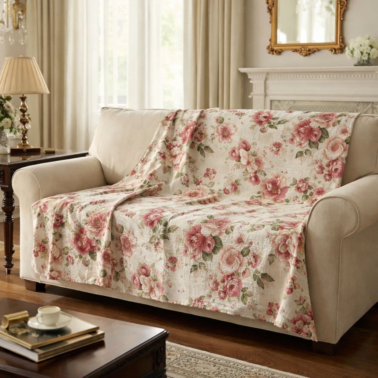 Granfoulard copridivano fantasia provenzale Botticelli Home
