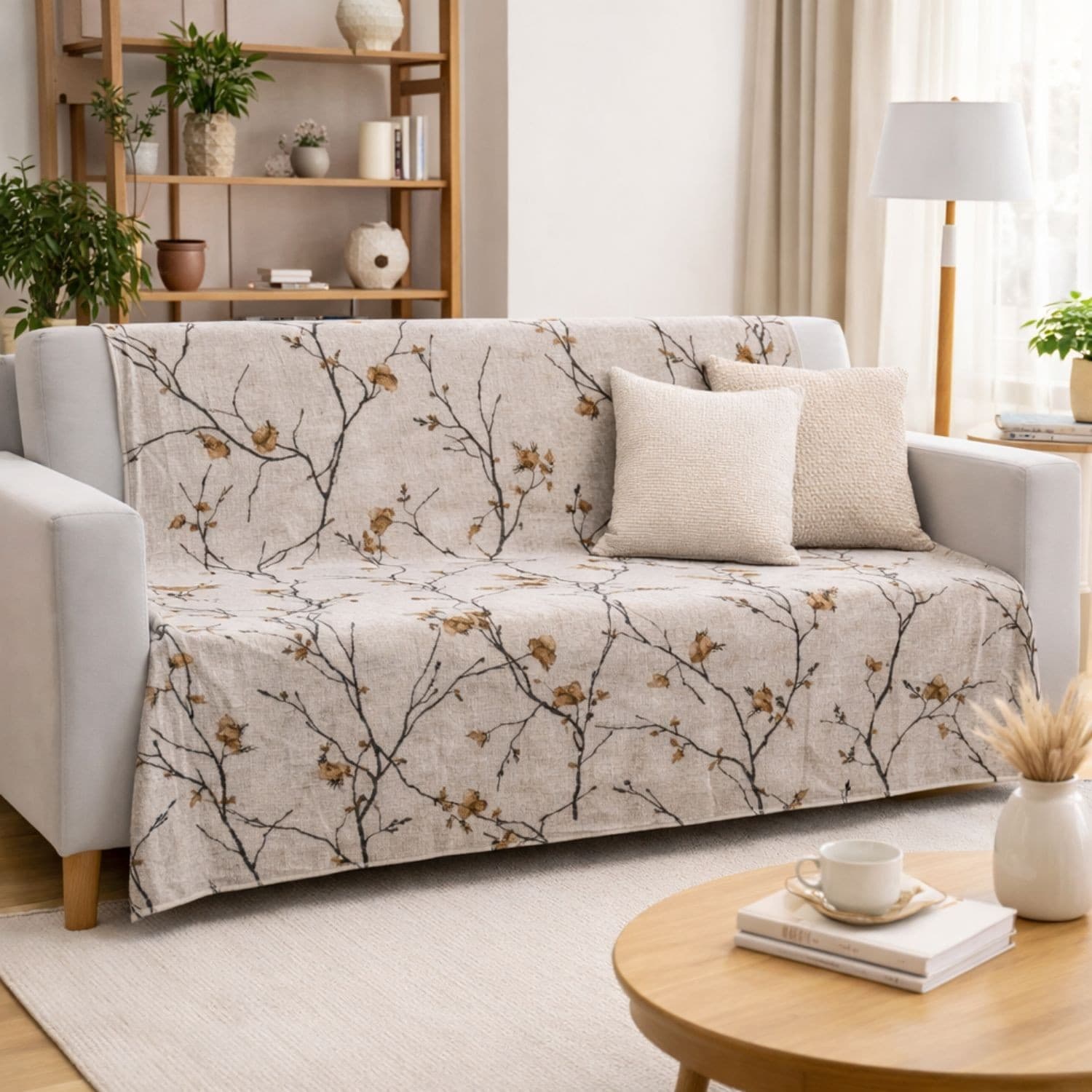Telo arredo Copridivano Rami primaverili Botticelli Home - 9