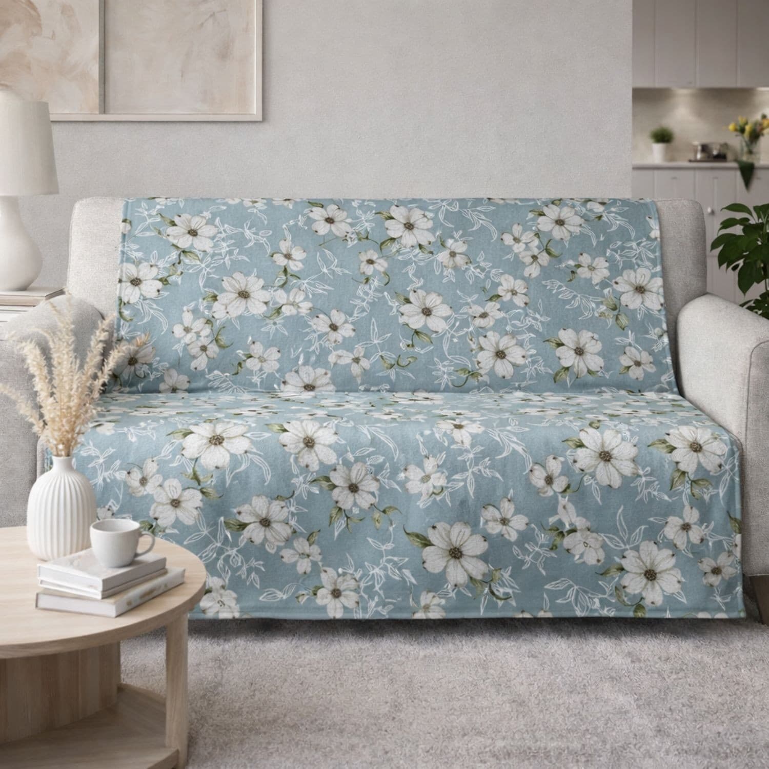 Telo copridivano in cotone Botticelli Home Magnolie - 5