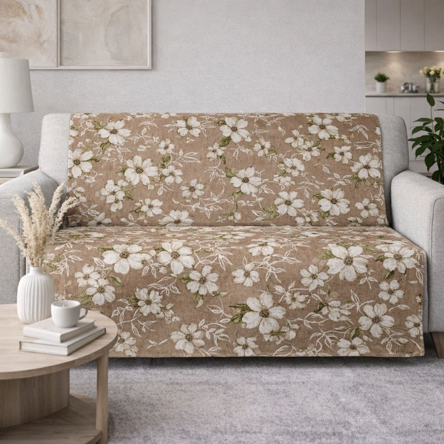 Telo copridivano in cotone Botticelli Home Magnolie - 2