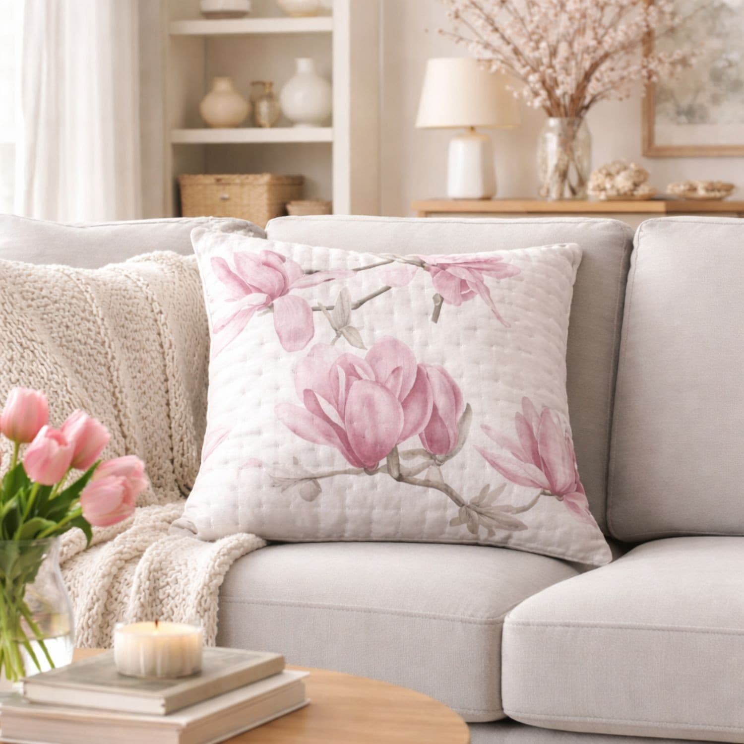 Cuscino arredo Magnolie Botticelli Home - 7