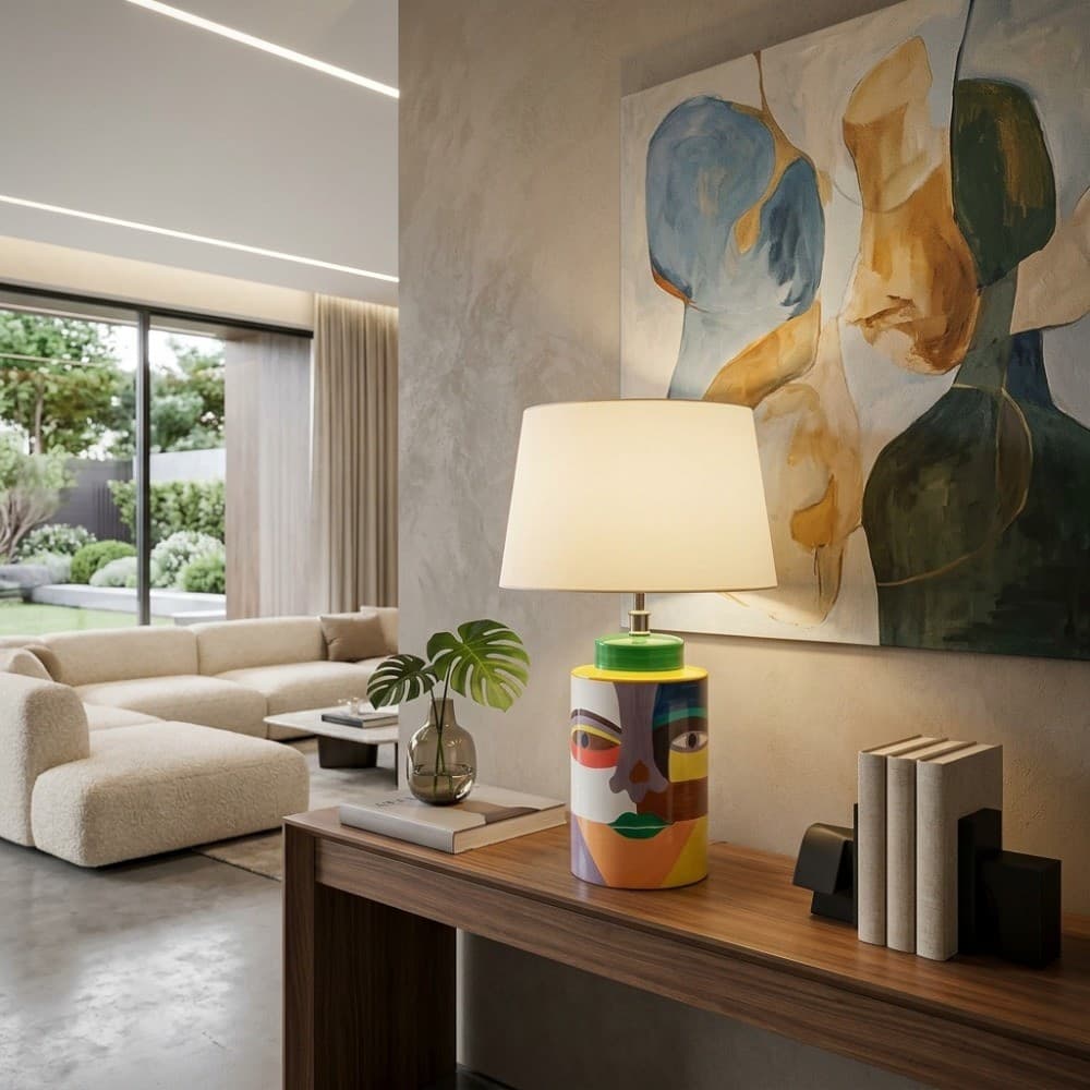 Lampada da Tavolo Picassy Color Diametro 40x65 cm - 2