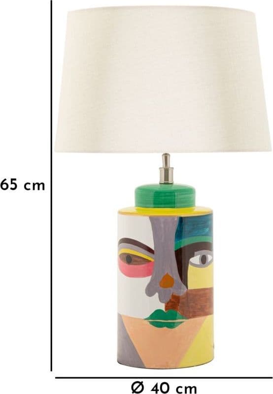 Lampada da Tavolo Picassy Color Diametro 40x65 cm - 10