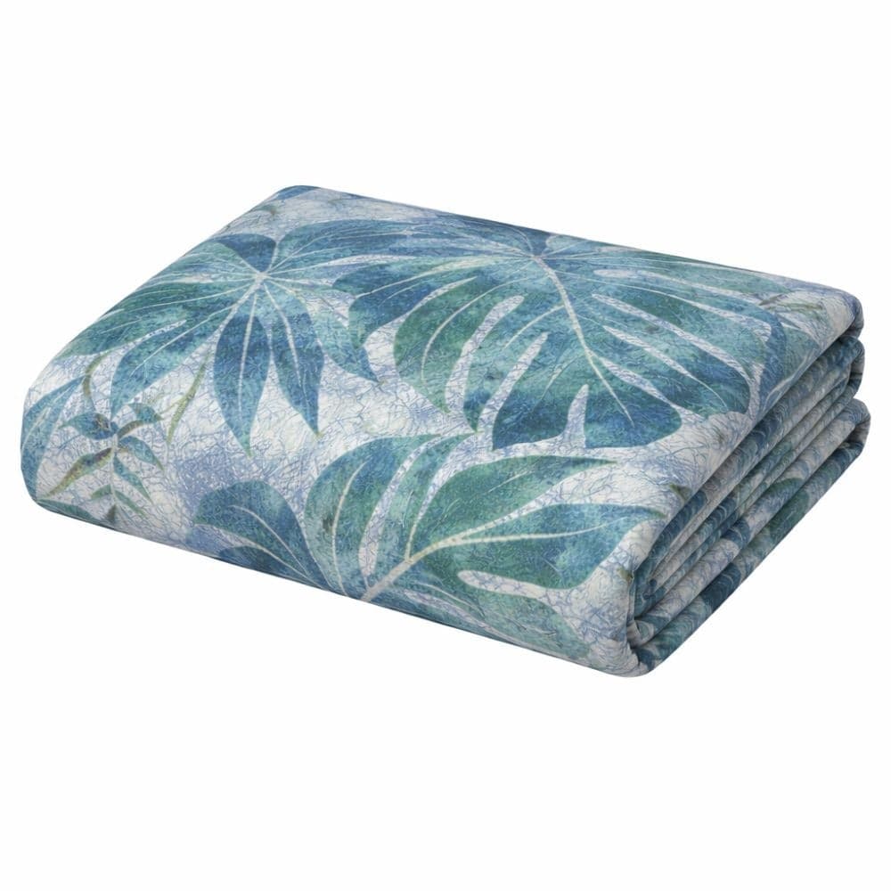 Granfoulard copridivano cotone Foglie tropicali Botticelli Home - 3