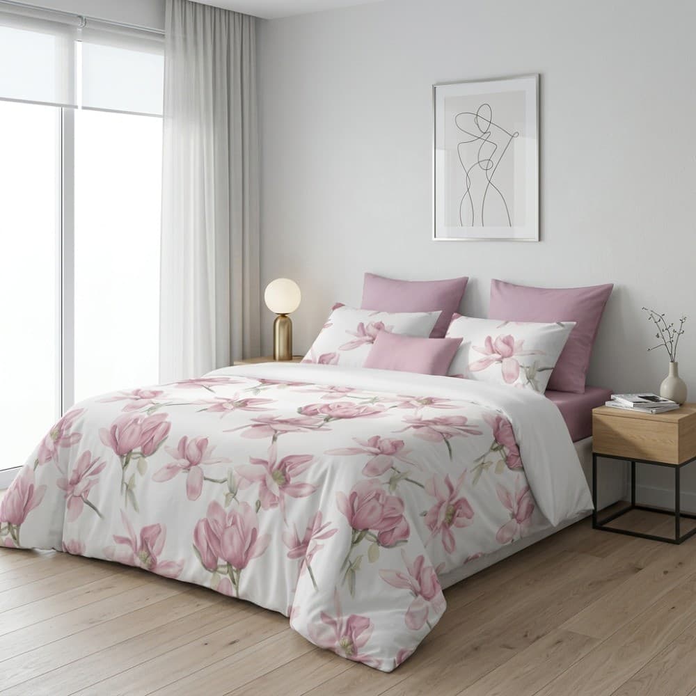 Lenzuola Matrimoniali cotone Petal Botticelli Home - 1