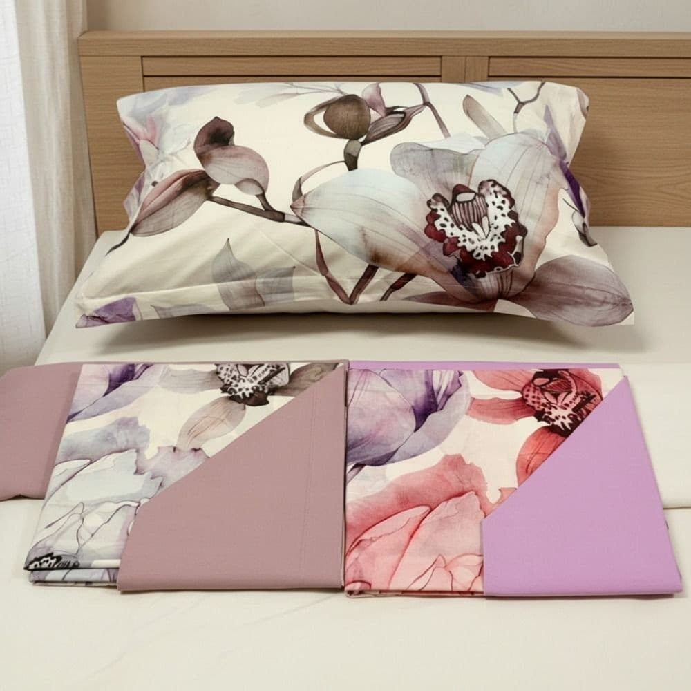 Lenzuola Matrimoniali cotone Botticelli Home Aria - 8