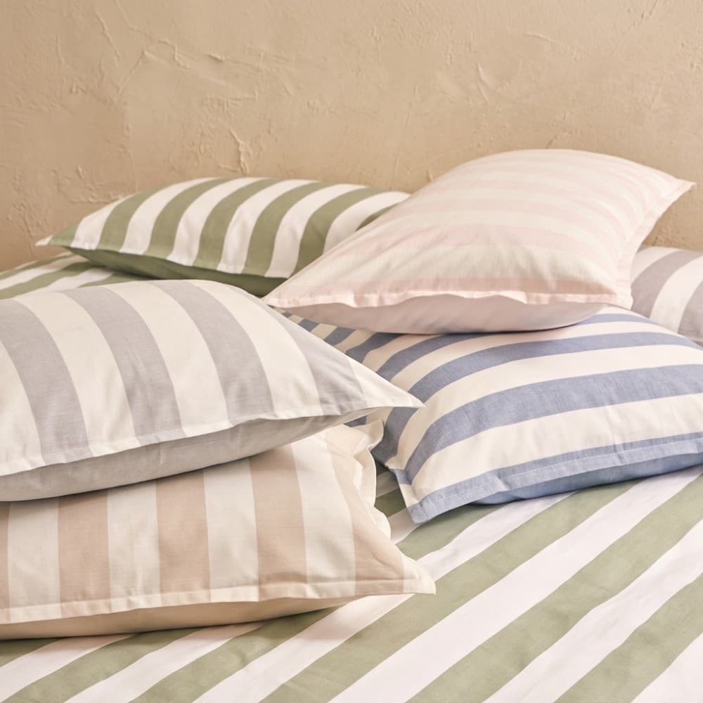 Completo Letto Matrimoniale MAUI in puro cotone tinto in filo - 7
