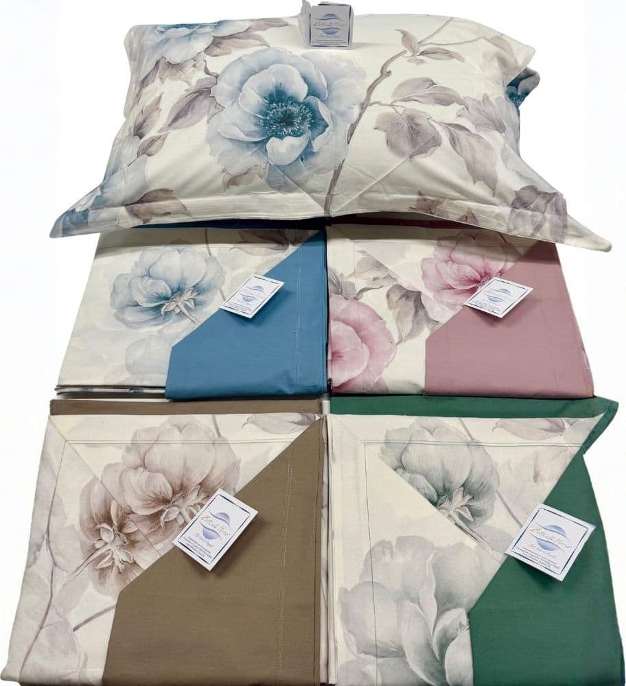 Completo Letto Matrimoniale in cotone Botticelli Home Bouti - 9