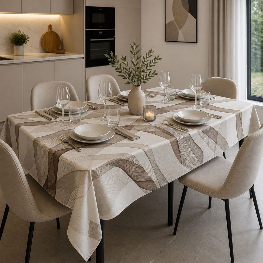 Tovaglia da tavola moderna Botticelli Home Ellisse - 3