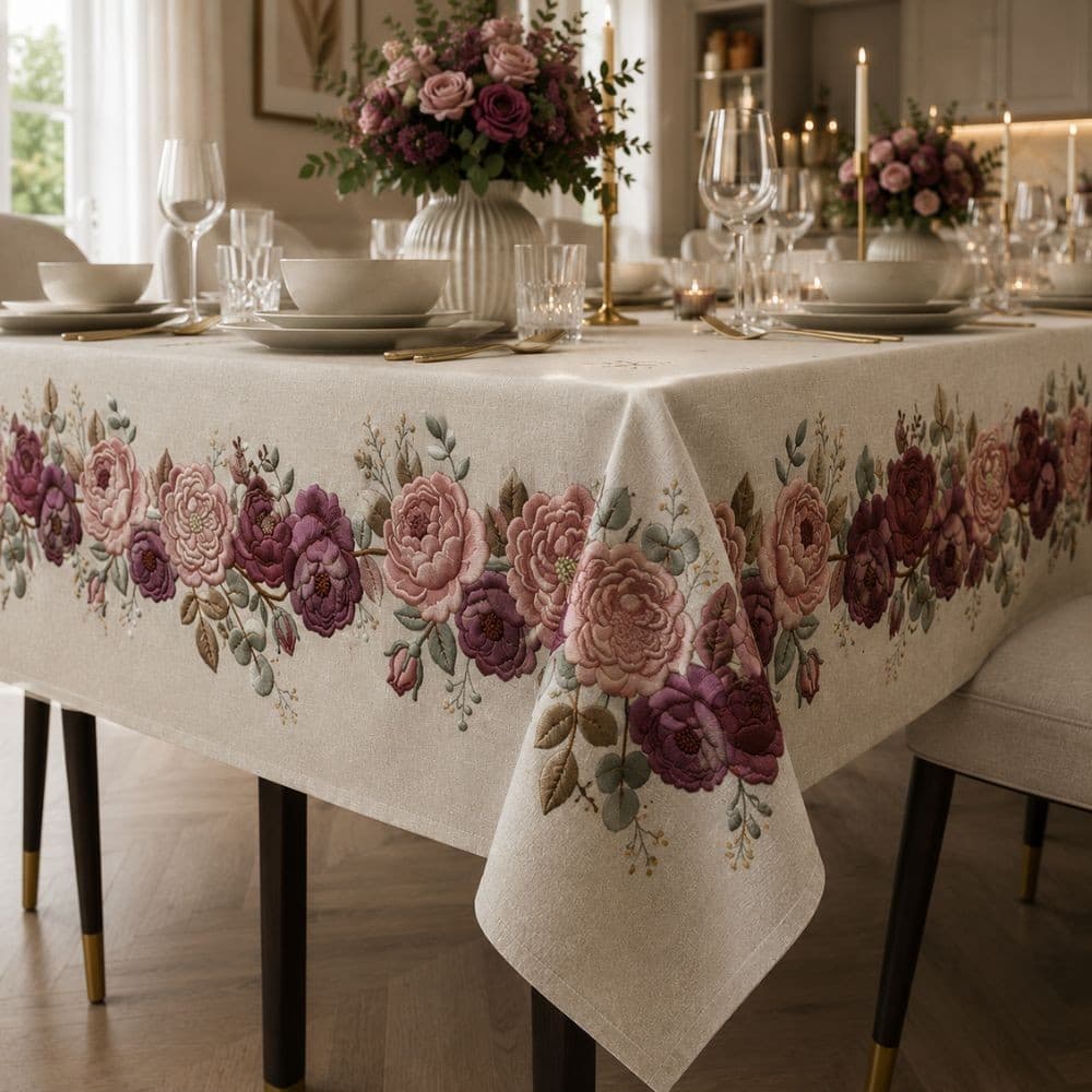 Tovaglia da tavola in cotone Botticelli Home Classic - 2