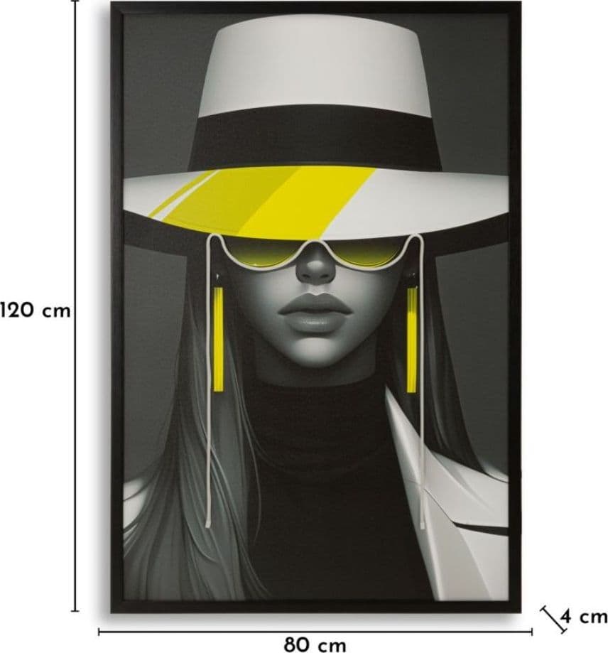 Quadro Led su tela con cornice Jennifer - 7