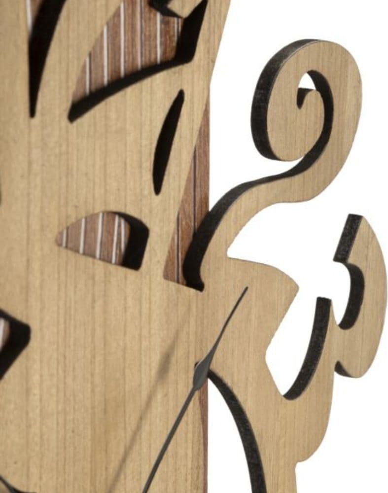 Orologio da Parete Moderno Effetto Legno - 4