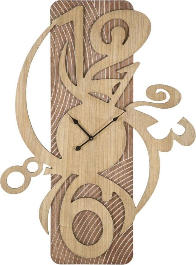 Orologio da Parete Moderno Effetto Legno - 5