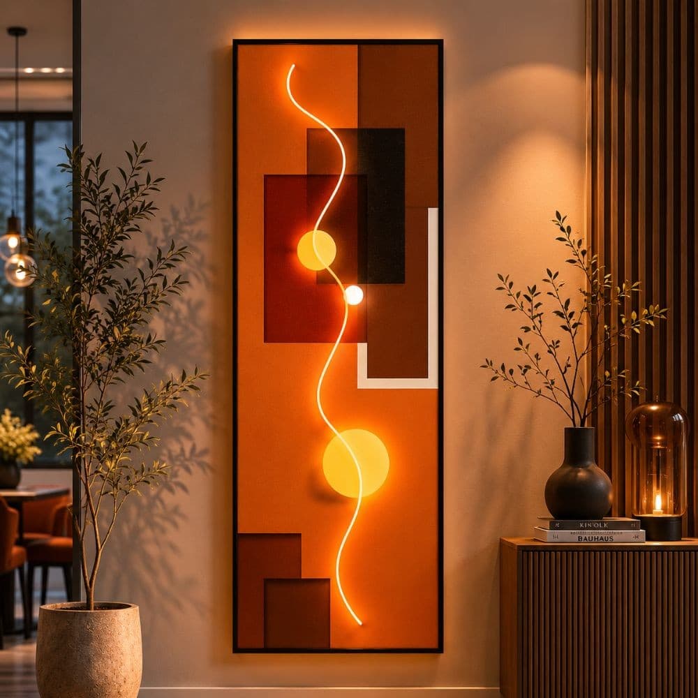 Quadro a Led Astrazione Moderna - 2