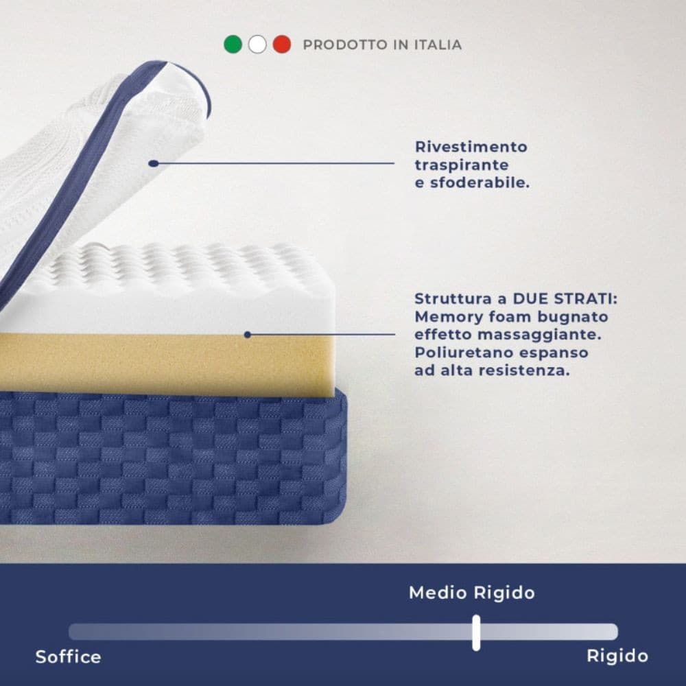 Materasso Matrimoniale Caleffi in Memory Foam - 3