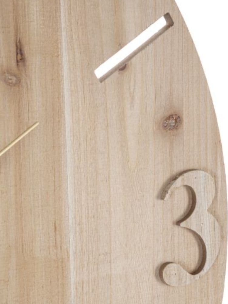 Orologio da Parete Moderno in Legno e Metallo Sole - 4
