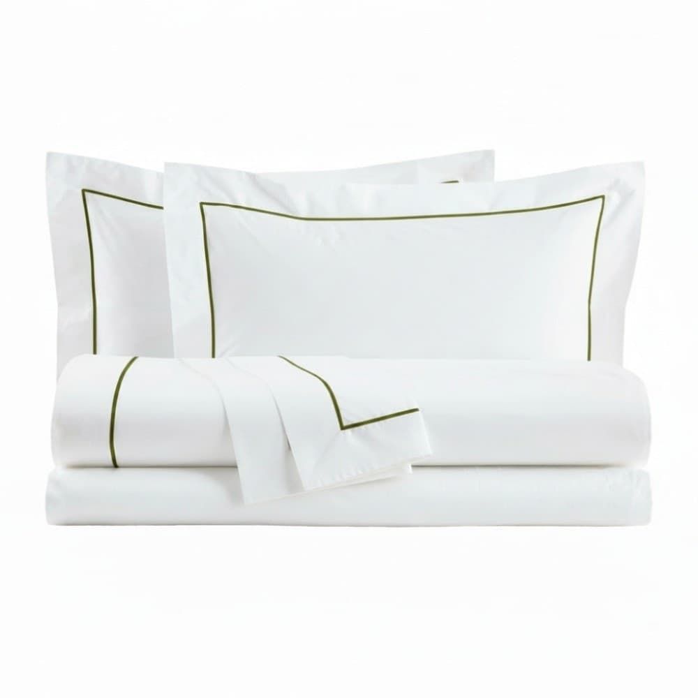 Completo Letto Matrimoniale in Cotone con Bacchette Personalizzabili - 11