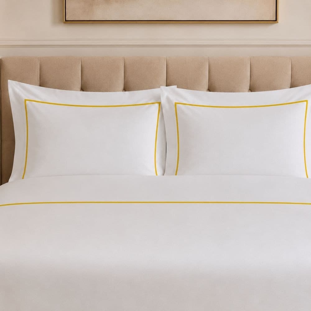 Completo Letto Matrimoniale in Cotone con Bacchette Personalizzabili - 13