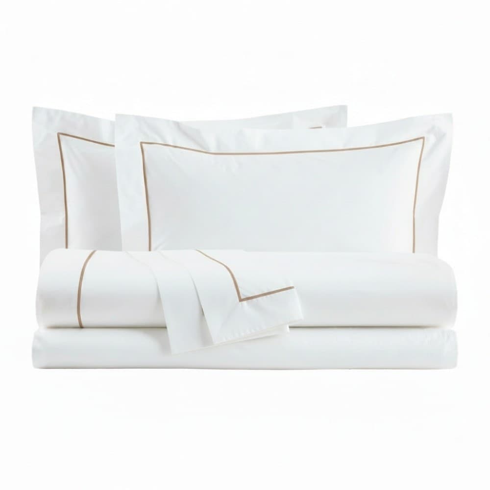 Completo Letto Matrimoniale in Cotone con Bacchette Personalizzabili - 8