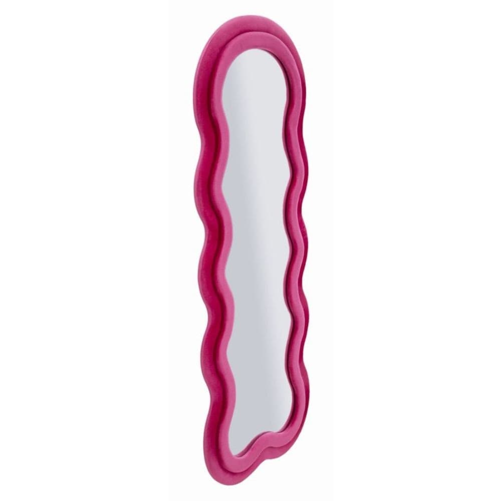 Specchio da Terra in Velluto Fucsia Milly - 4
