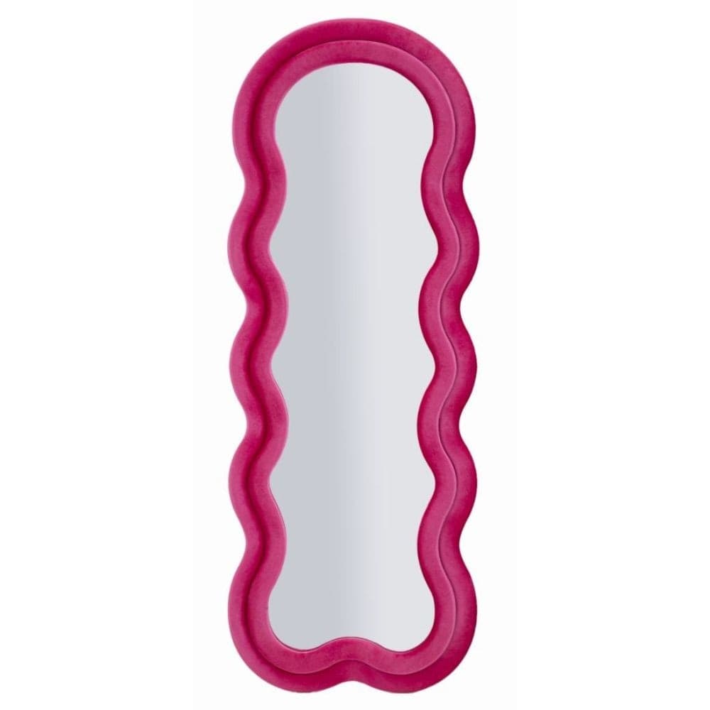 Specchio da Terra in Velluto Fucsia Milly - 6
