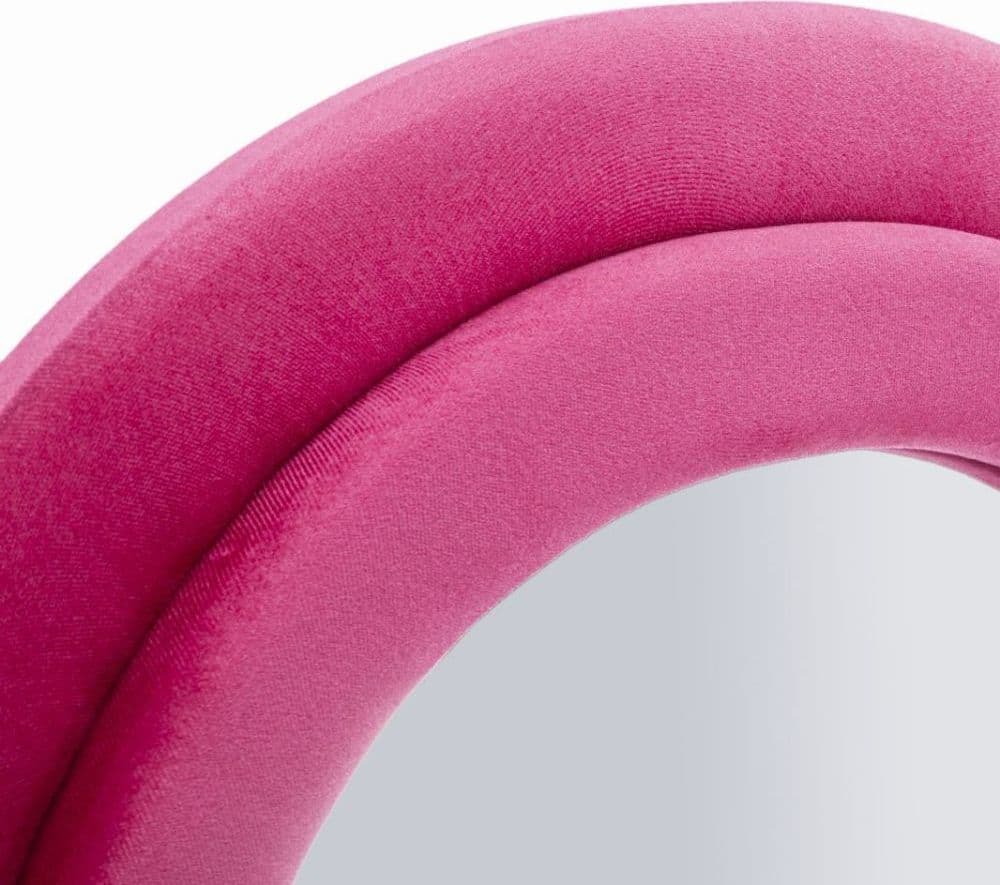Specchio da Terra in Velluto Fucsia Milly - 7