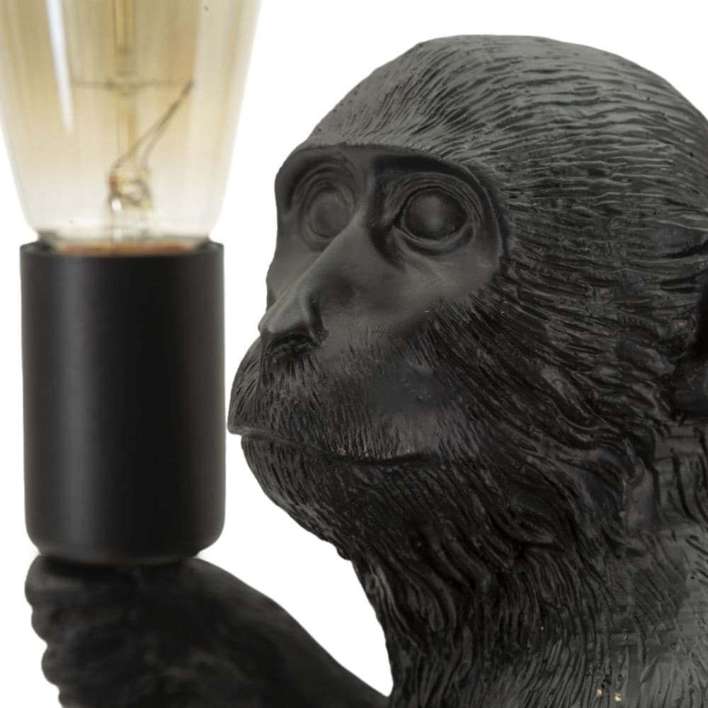 Lampada da Tavolo Scimmia nera seduta Monkey - 6
