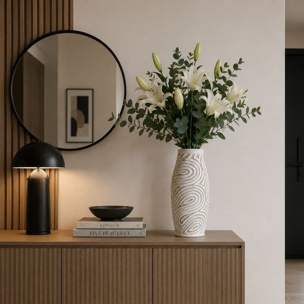 Vaso Moderno Alto da Interno Aura