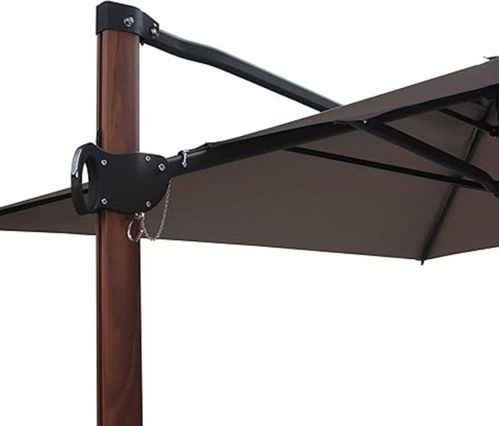 Ombrellone Laterale con Palo laterale cm.250x250 Trend Wood Maffei - 4