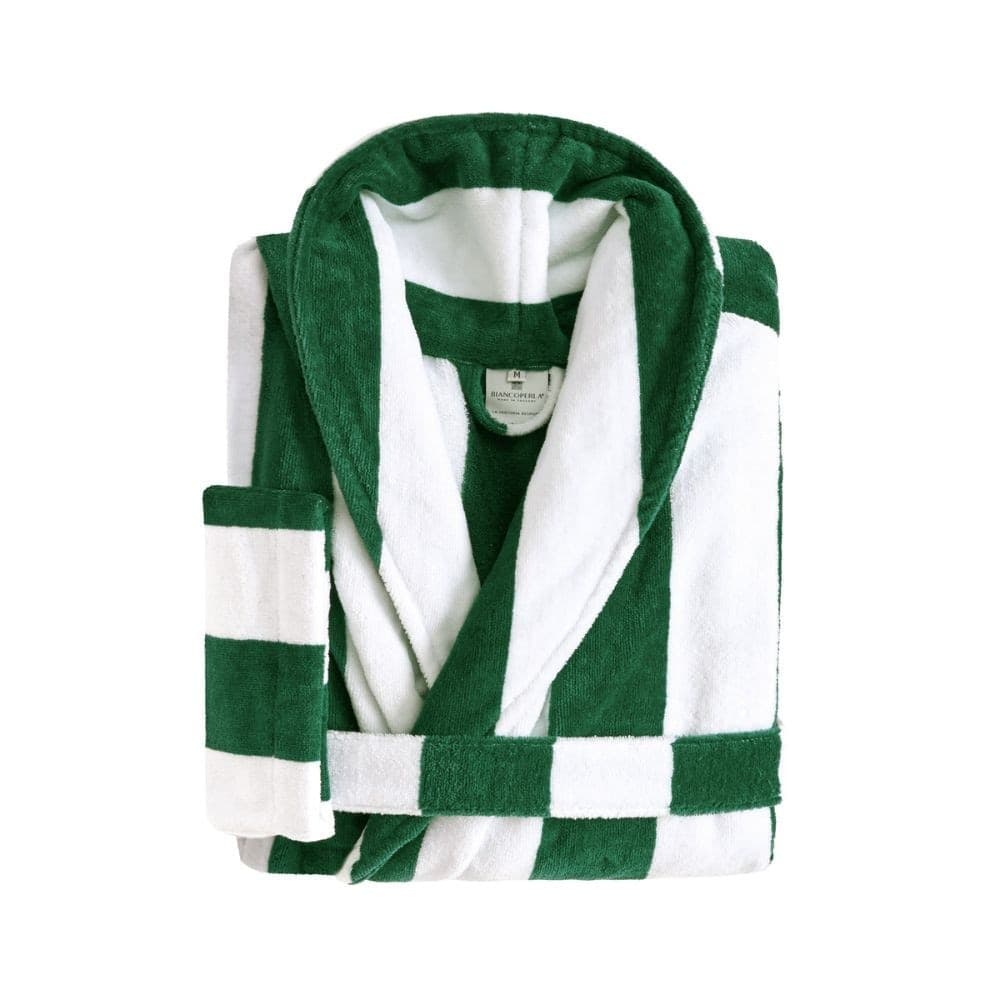 Accappatoio Unisex Forte dei Marmi a collo a scialle Verde - 3