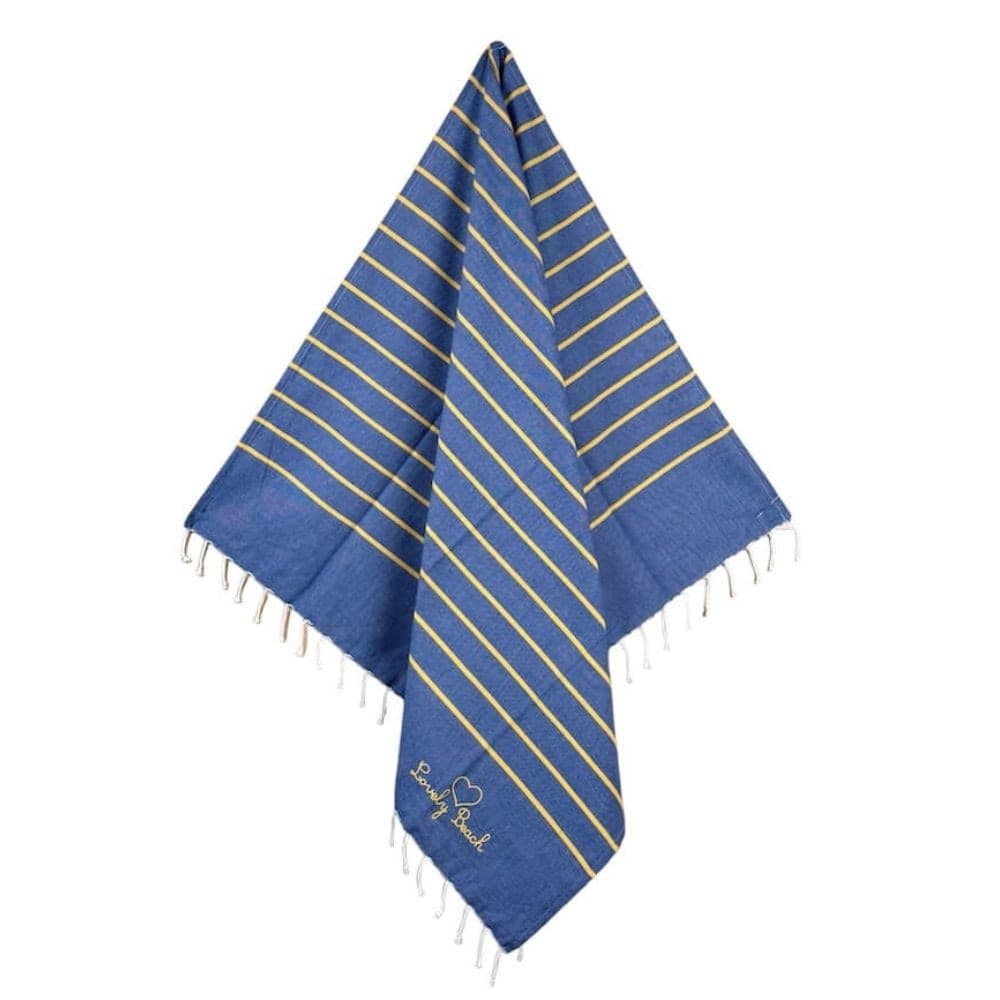 Telo Mare Fouta in cotone con Frange - 16