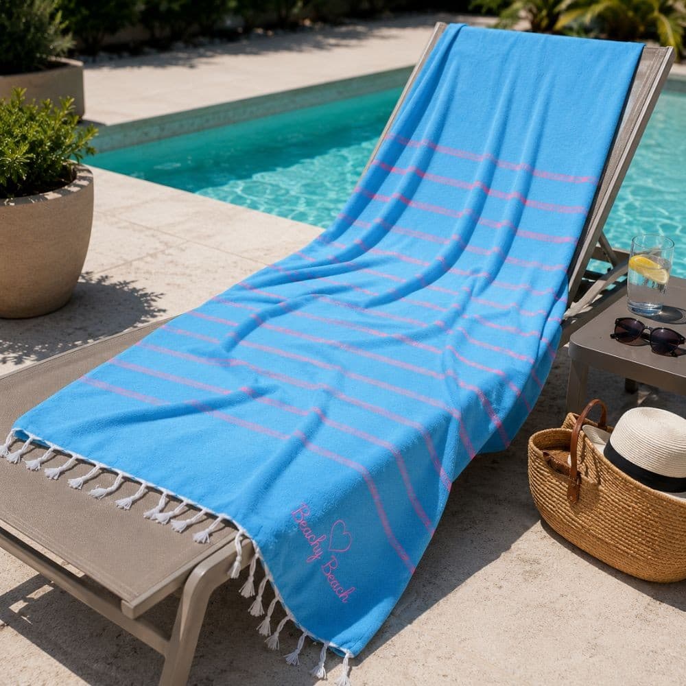 Telo Mare Fouta in cotone con Frange - 18
