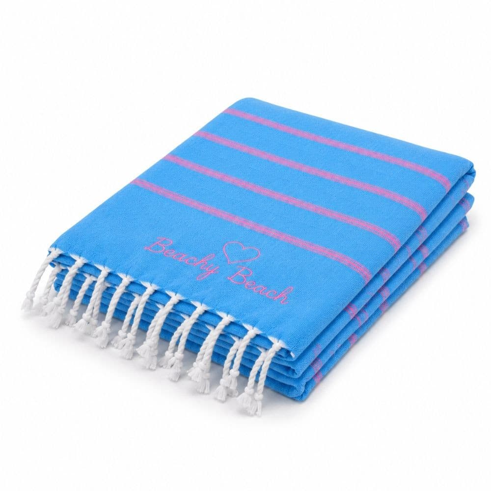 Telo Mare Fouta in cotone con Frange - 19