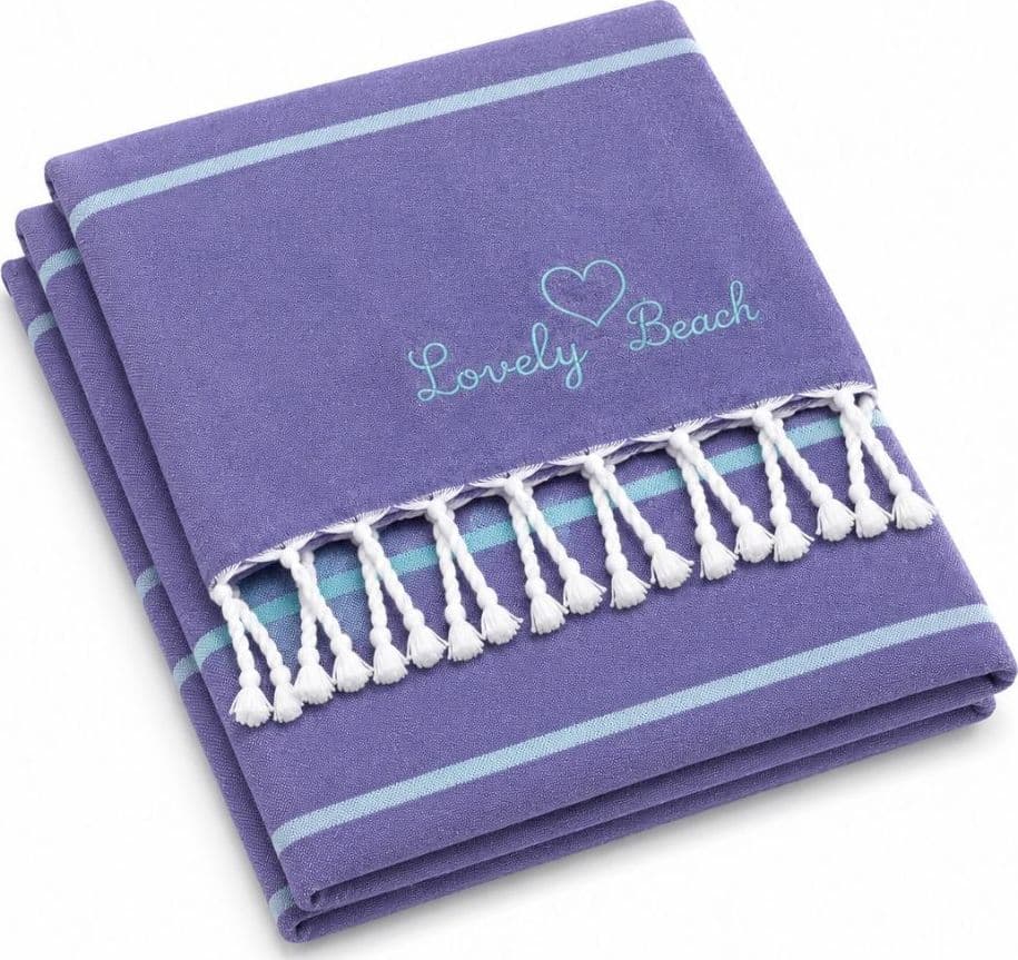 Telo Mare Fouta in cotone con Frange - 27
