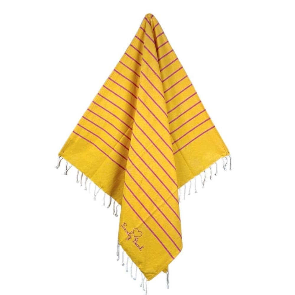 Telo Mare Fouta in cotone con Frange - 4