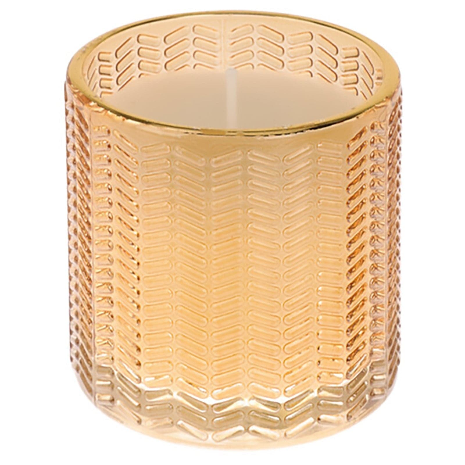 Vaso in vetro con candela, decorazione per interno da 7 cm - 5