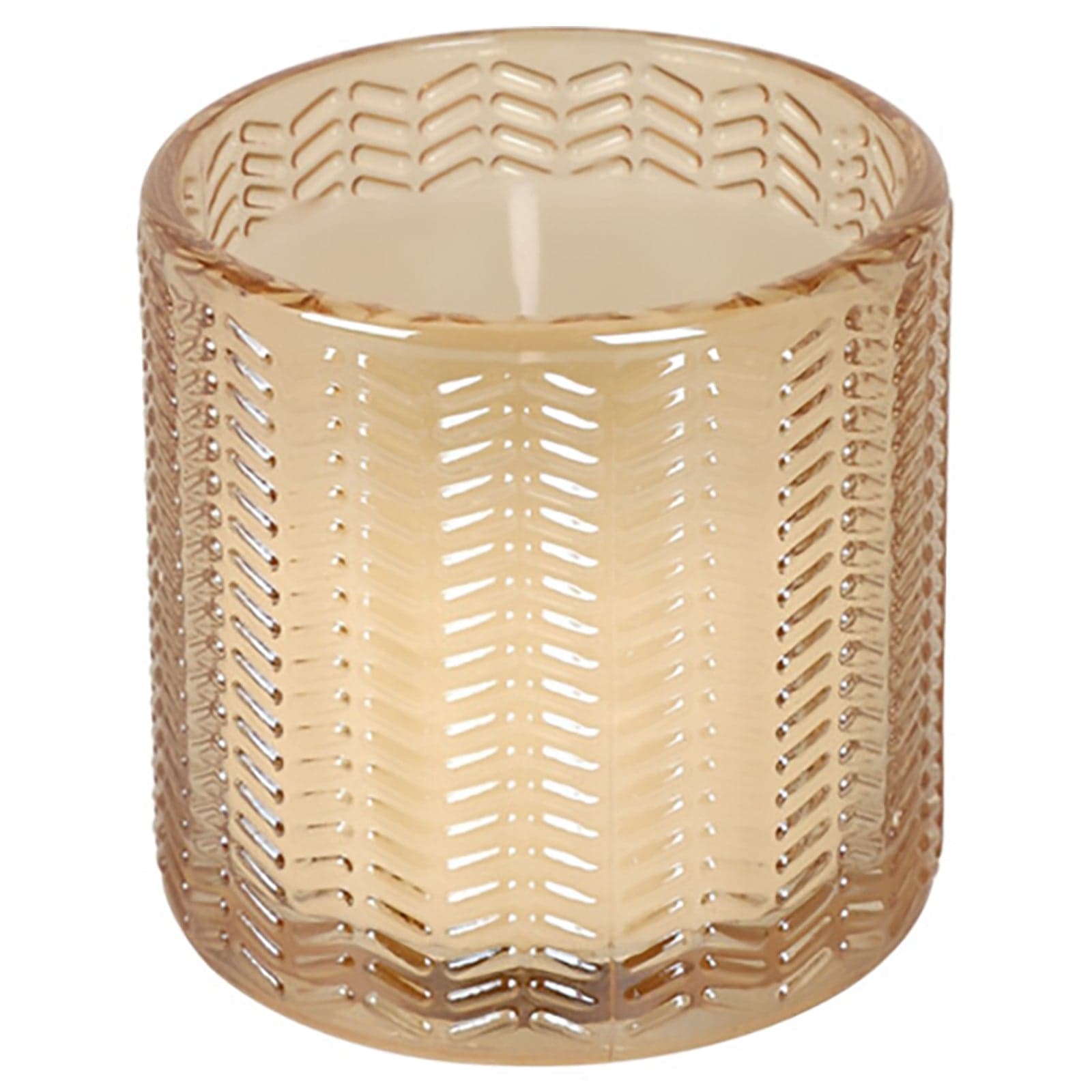 Vaso in vetro con candela, decorazione per interno da 7 cm - 4