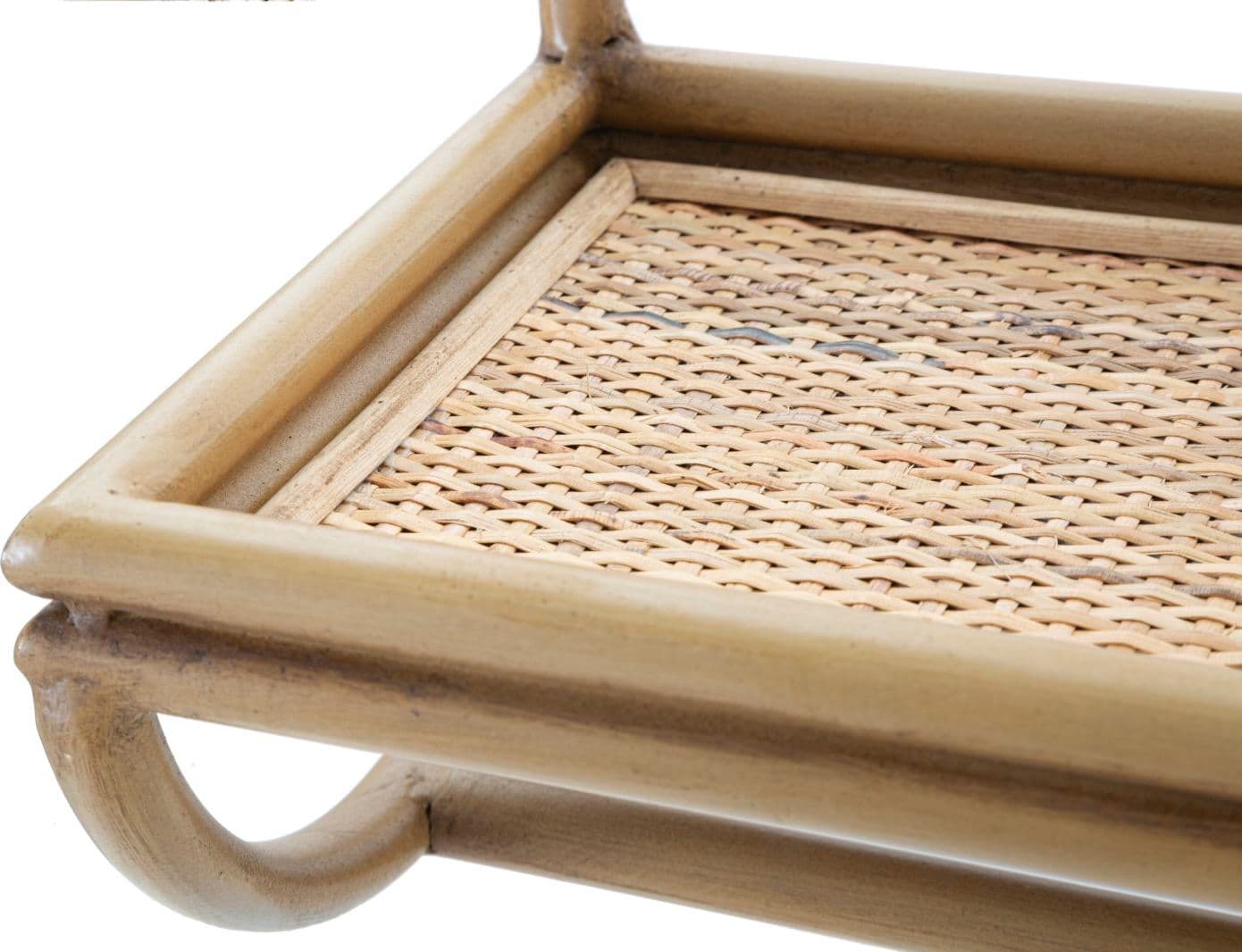 Mensola da parete "Panama" in rattan e metallo per interni - 6