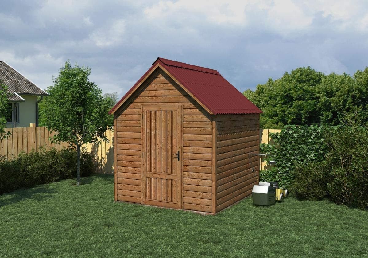 Lastra di copertura catramata 95 x 200 cm colorazione rosso Mattone - 2