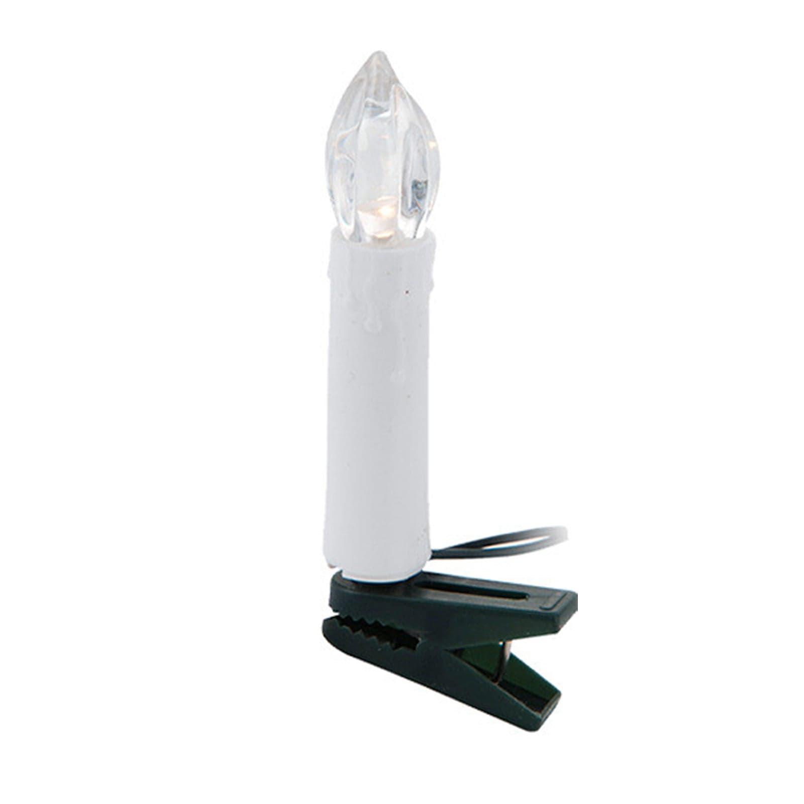 Ghirlanda con candele luce LED con clip per decorazioni natalizie - 5
