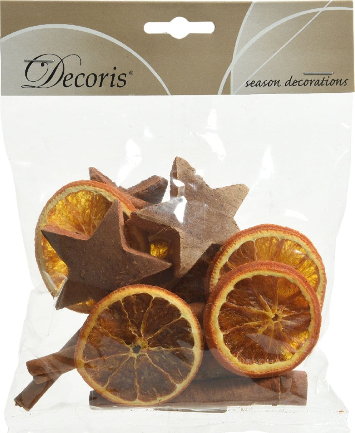 Potpourri di Fiori e Bacche all'arancia con stelle di cocco decorazione natalizia profumata per interno - 2