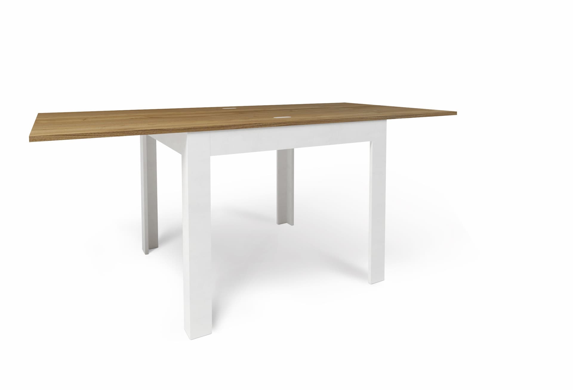 Tavolo a libro allungabile dal design salvaspazio - 75 x 90 x 90 cm - 8