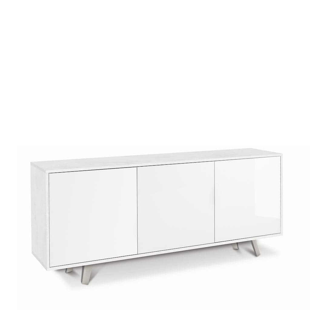 Madia moderna a tre ante con apertura push-pull - 74 x 177 x 41 cm - 29