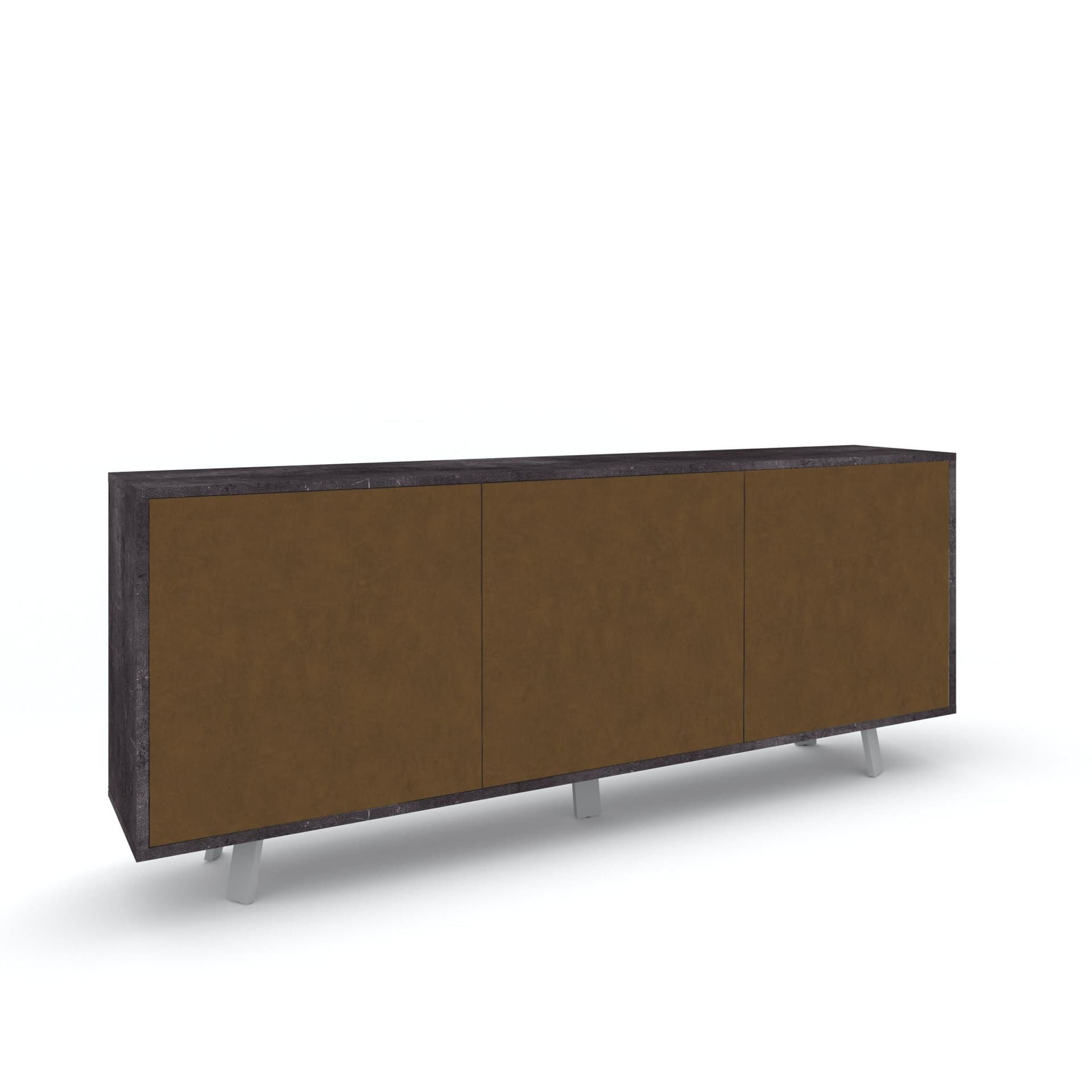 Madia moderna a tre ante con apertura push-pull - 74 x 177 x 41 cm - 15