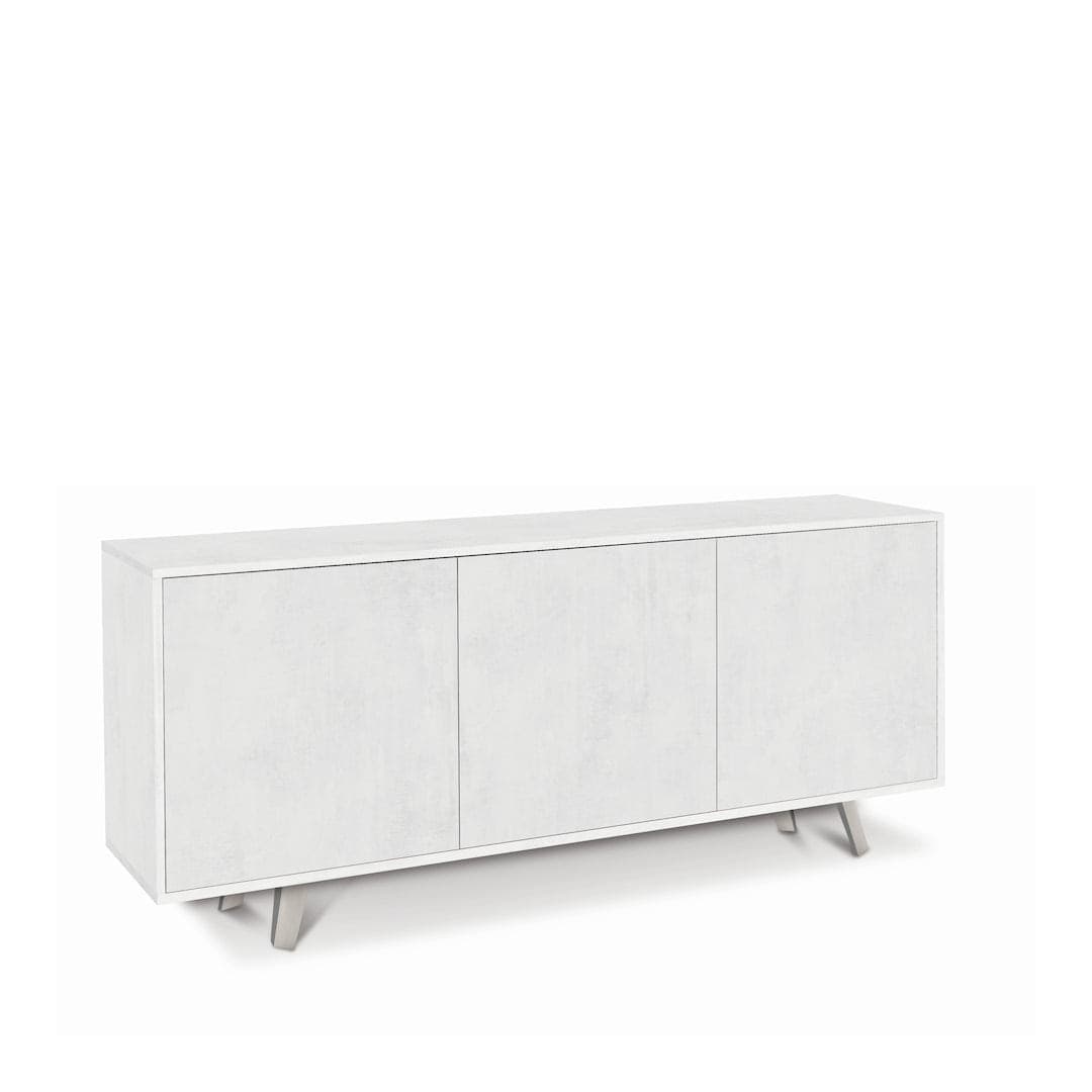 Madia moderna a tre ante con apertura push-pull - 74 x 177 x 41 cm - 9