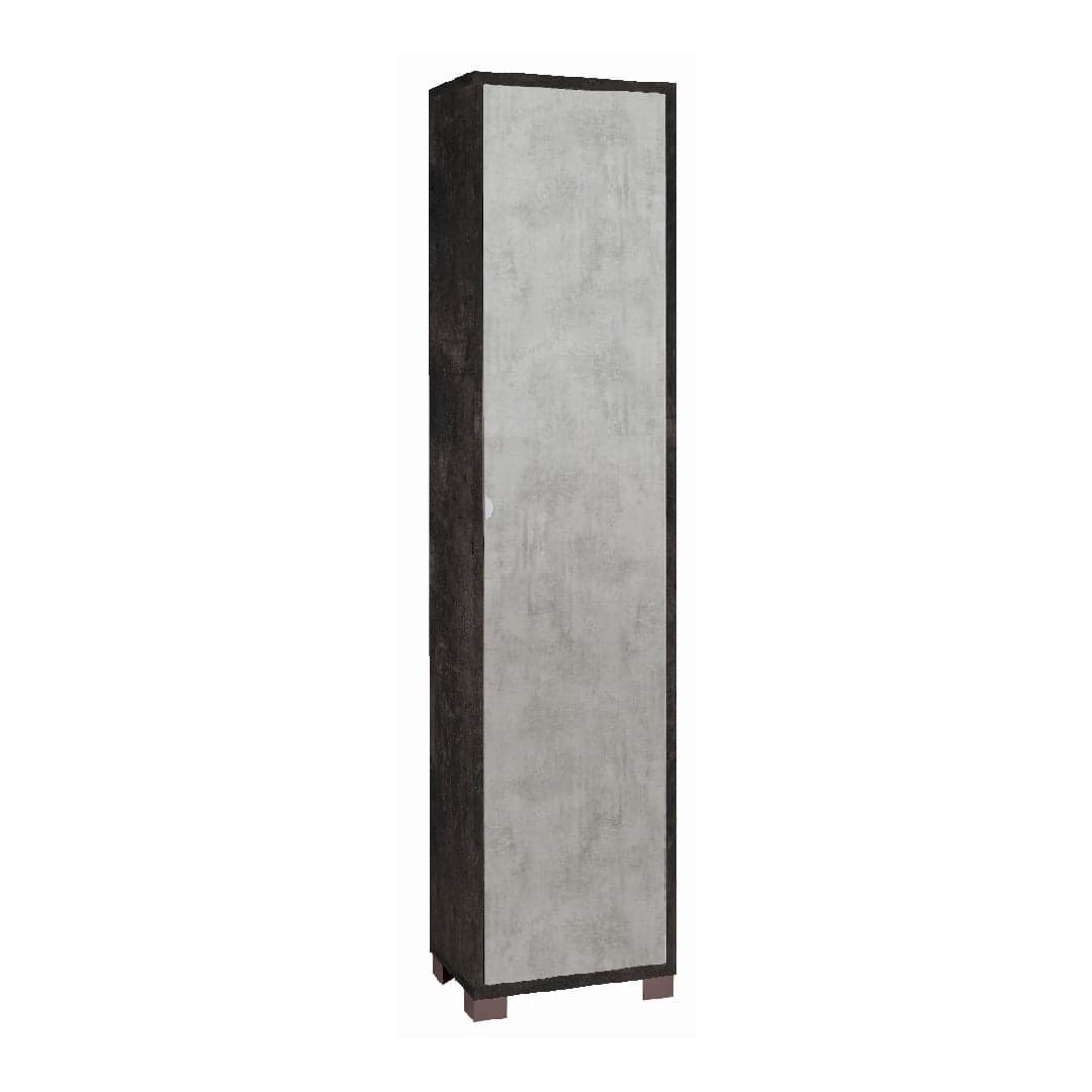 Colonna bagno con anta e ripiani regolabili dal design moderno - 190 x 43 x 29 cm - 4