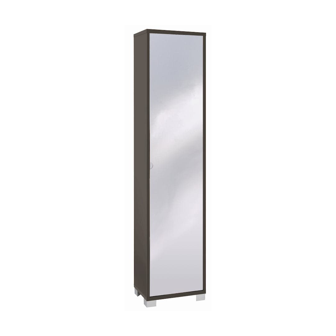 Colonna bagno con anta a specchio e ripiani regolabili - 190 x 43 x 29 cm - 18